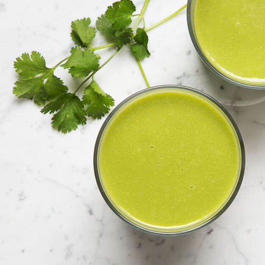 Cooling Cilantro Coconut Smoothie