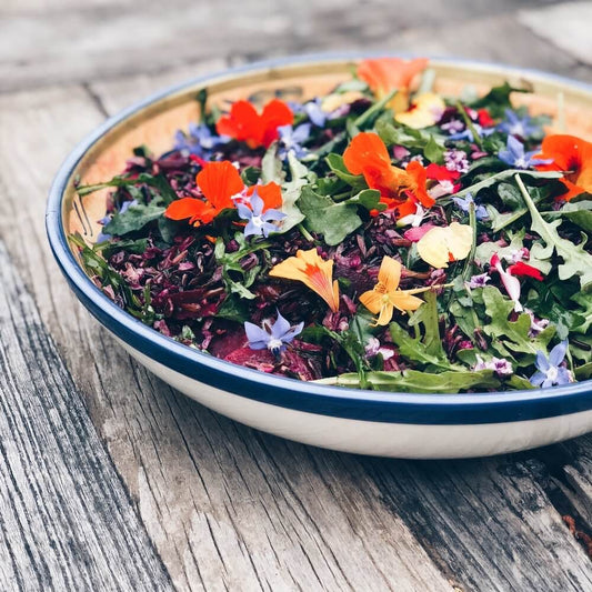 wild rice and beet salad